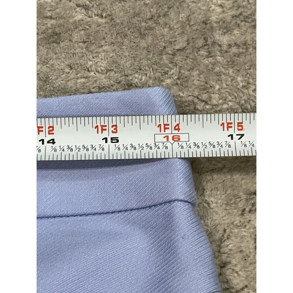 J.Crew Linen Blend Pencil Skirt Women's Size 8 Light Blue Career Office EUC - Picture 8 of 9